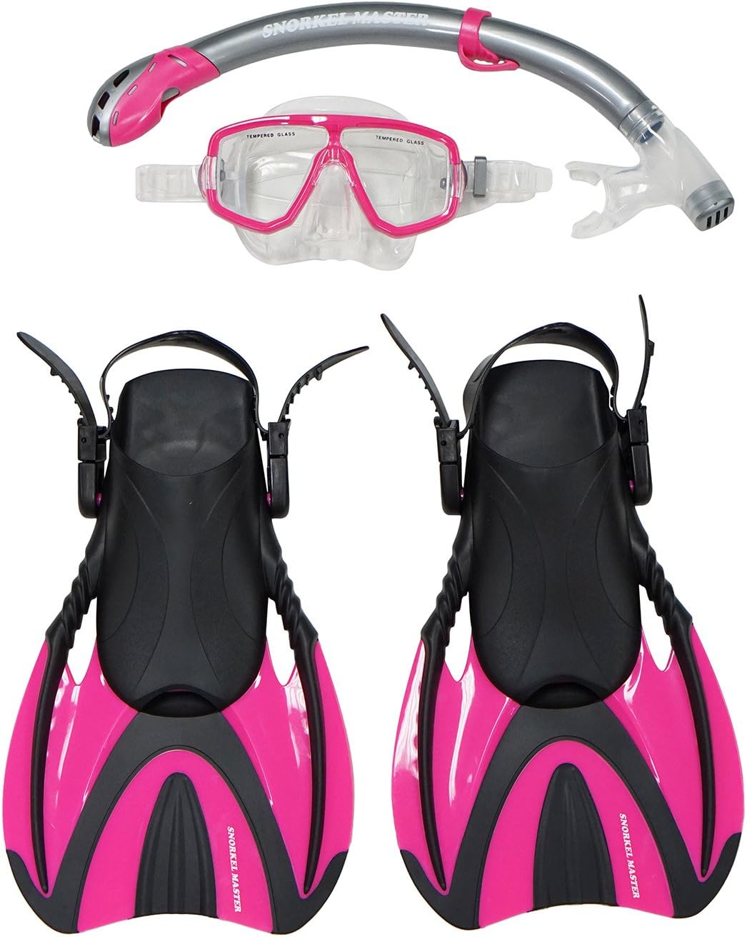 Snorkel MasterSnorkeling Mask & Snorkel Fins Set