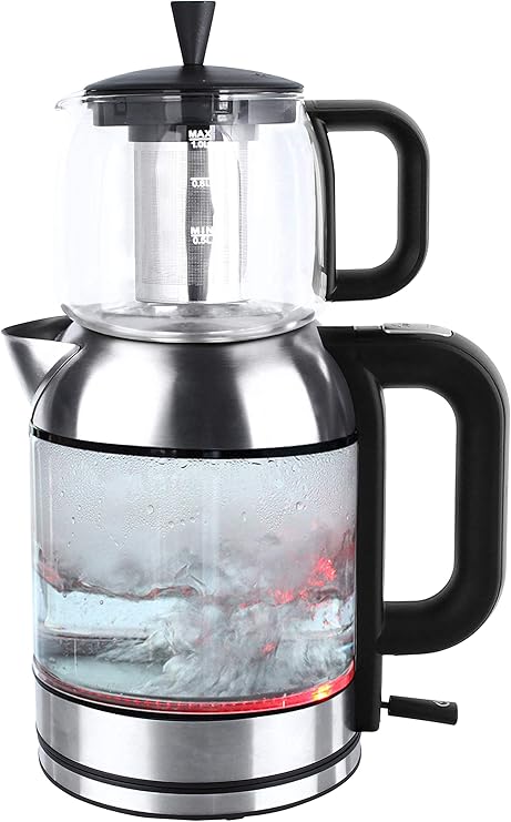 Amazon Com Golda Inc Tetera Turca De Cristal Samovar Hervidor Electrico Con Proteccion De Ebullicion En Seco Kitchen Dining Amazon Com Golda Inc Tetera Turca De Cristal Samovar Hervidor Electrico Con Proteccion De Ebullicion En Seco Kitchen Dining