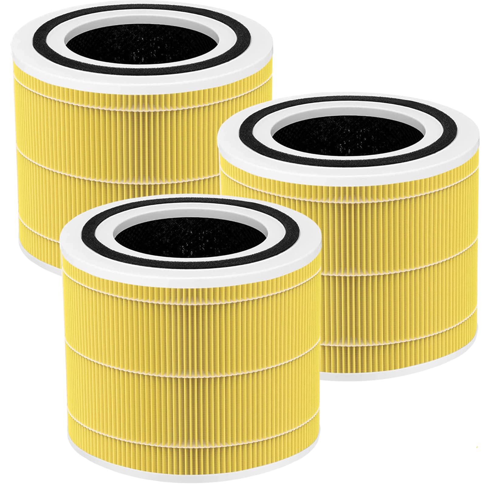Photo 1 of Carmerny Core 200S True HEPA Pet Replacement Filters Compatible with LEVOIT Core 200S Smart WiFi Air Cleaner Purifier, 3-Stage H13 Grade True HEPA Filter Set, Core 200S-RF, 3-Pack