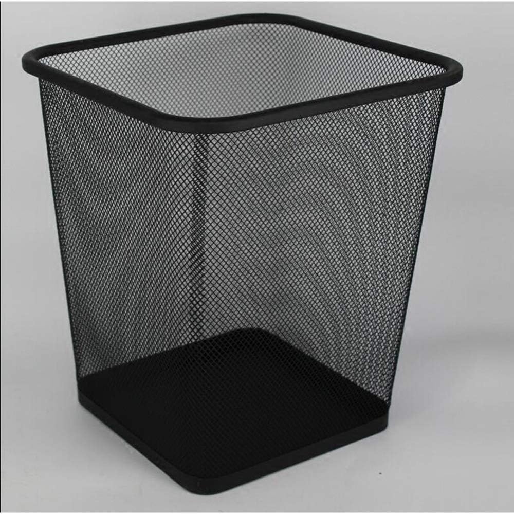 Vocs Thickened Square Metal Wire Mesh Trash Can Home Office