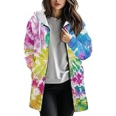 RMMRIYUE Women Zip Up Hoodies Long Sleeve Lightweight Hooded Sweatshirt Oversized Fall Winter Jacket with Pockets Plus Size