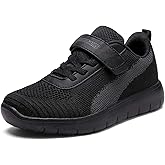DREAM PAIRS Boys Girls Shoes Kids Tennis EZ-Ons MagicZips Athletic Running Walking Barefoot Zero Drop Sneakers