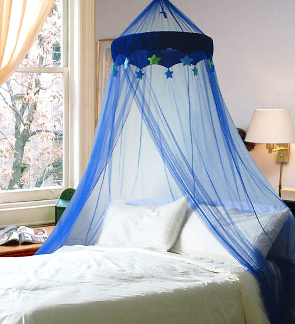 Blue In the Night Star Bed Canopy (Mosquito Net)