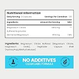 VitaBright Magnesium Citrate 1480mg | 444mg Elemental Mg | Vegan Capsules view 2
