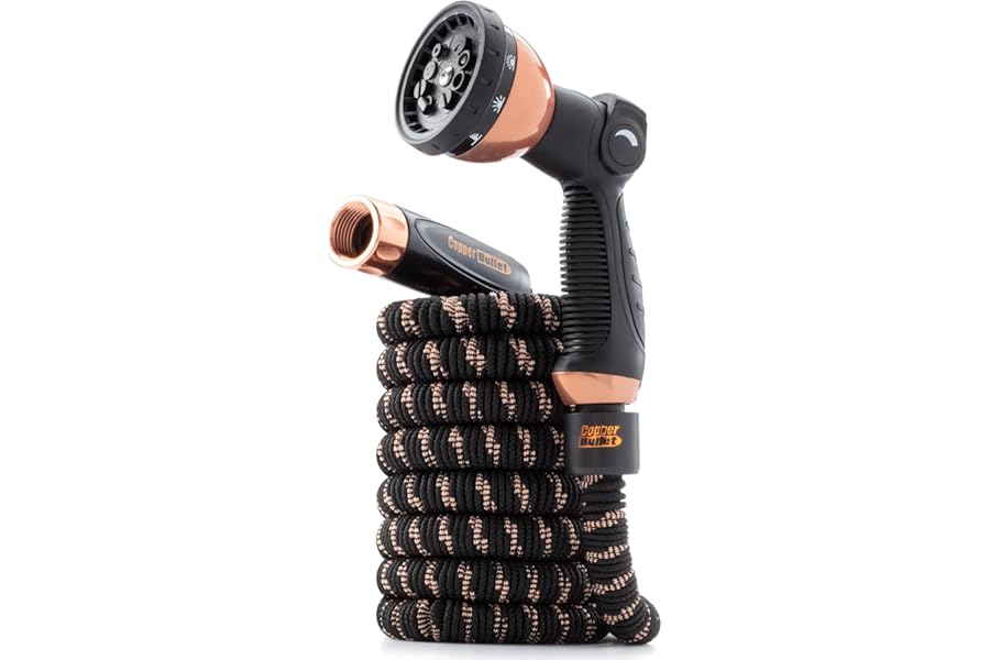 25 FT Expandable Garden Hose with Spray Nozzle 2026