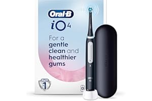 Oral-B iO Series 4 Electric Toothbrush with (1) Brush Head, Rechargeable, Black