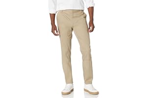 Amazon Essentials Men's Slim-Fit Wrinkle-Resistant Flat-Front Stretch Chino Pant