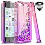 iPhone 5C Case with Tempered Glass Screen Protector