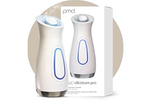 PMD Beauty SilkSteam Pro Facial Steamers Home Facial Spa - Rapid Start-Up Face Steamer for Facial - Adjustable Nozzle with Oi