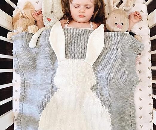 rabbit baby blanket
