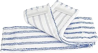3X Microfaser Wischbezüge mit Abrasiv-Streifen – Profi Ersatz-Bezüge für 40 cm Mopphalter – Wischmopp Ersatzbezug ideal für Parkett, Laminat, Fliesen UVM