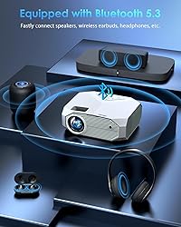 YOWHICK 4K Projector with WiFi and