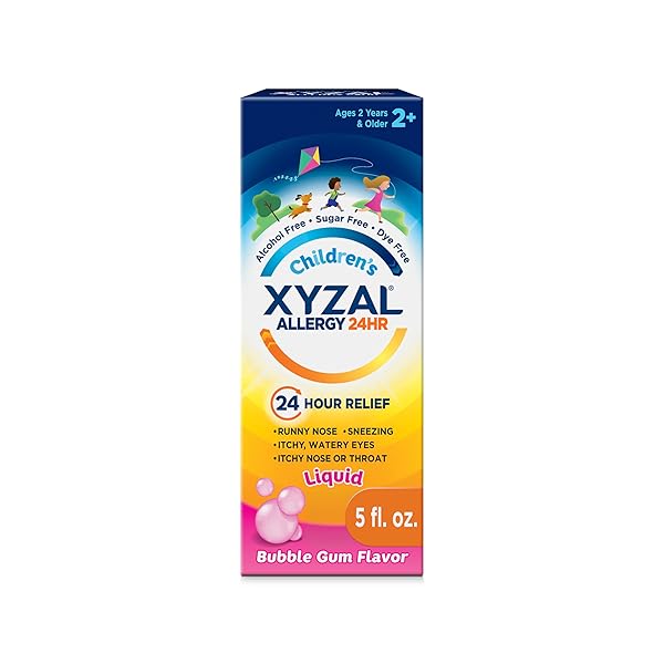 XYZAL CHILDREN’S 24 HOUR ALLERGY RELIEF MEDICINE FOR...