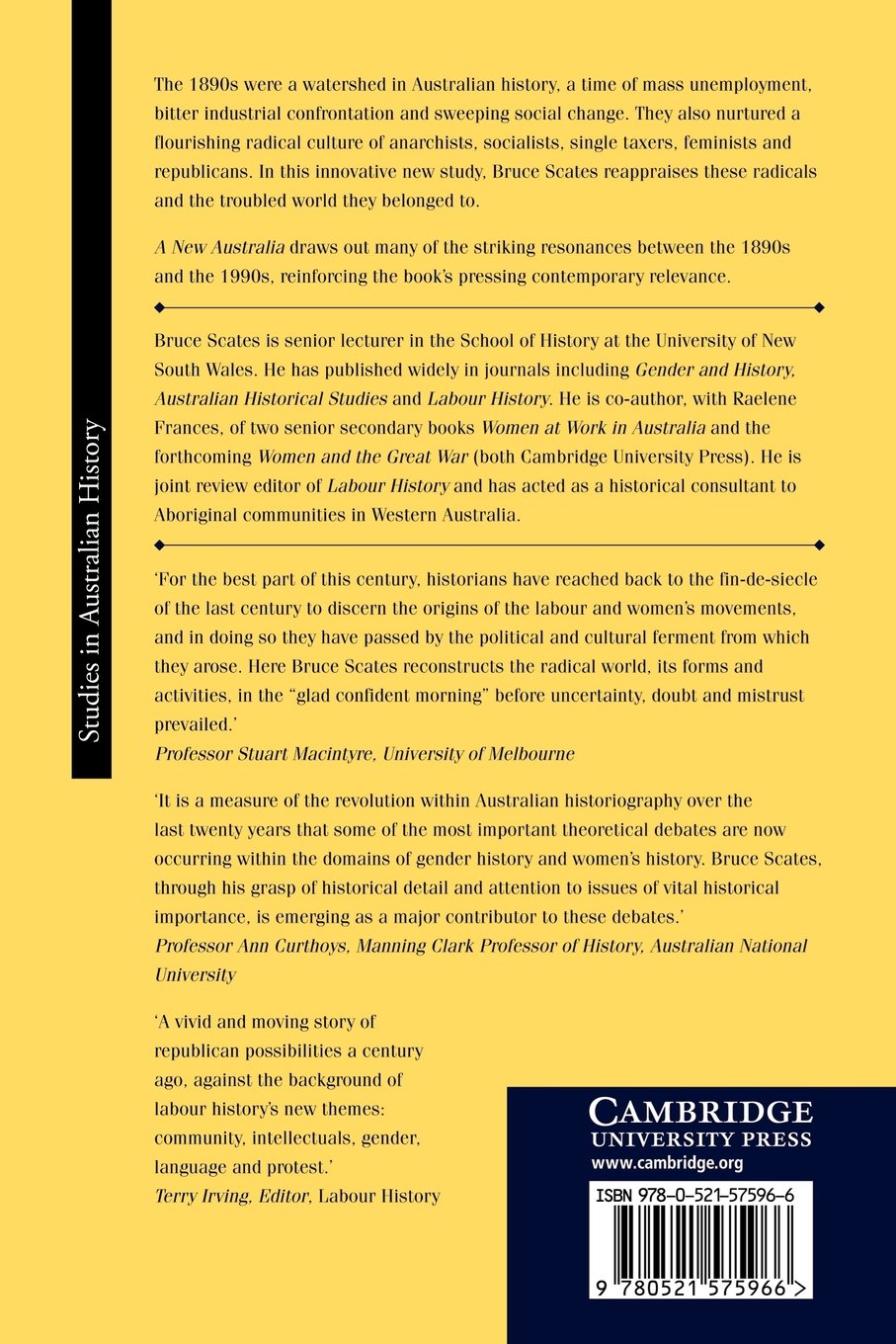 A New Australia Citizenship Radicalism And The First - 