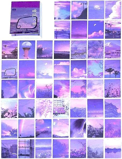 Amazon Donlaone シール フレークシール ステッカー 100枚セット おしゃれ 手帳用シール かわいい 大量 Stickers ステッカー レトロ オシャレ 海外 風景 写真 夕焼け スケジュール アルバム 手作り カレンダー 手紙 ノート 装飾 日記 可愛い デコレーションシール 大人