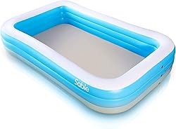 jilong giant inflatable kiddie pool rectangular
