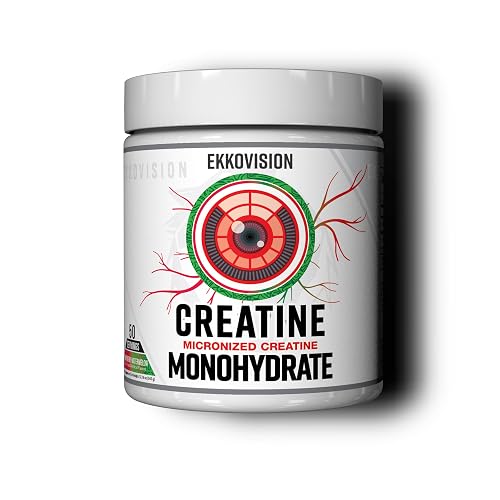 Ekkovision Creatine Monohydrate Powder, Micronized, Raspberry ...