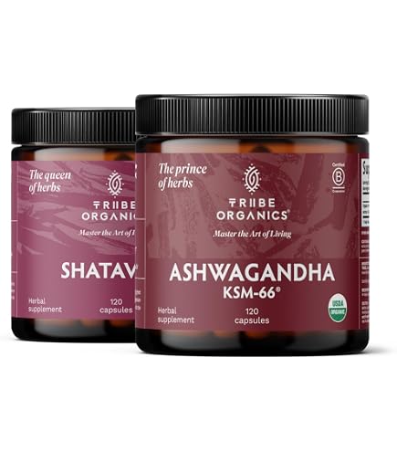 Amazon.com: TRIBE ORGANICS NOOTROPIC Duo - KSM66 Ashwagandha +