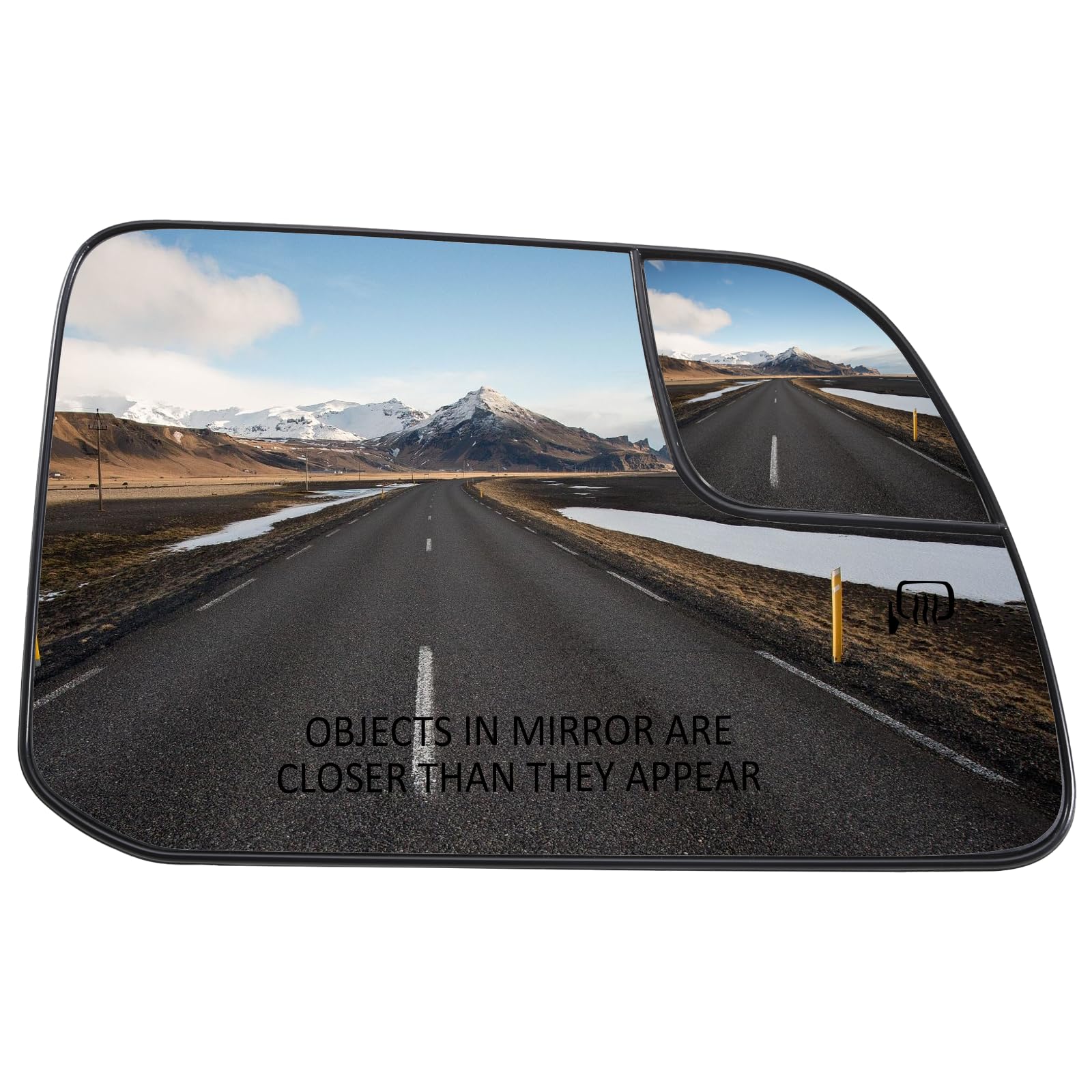 Photo 1 of LOIYLLEN Passenger Side Mirror Replacement for Ford Edge 2009 2010 2011, for Lincoln MKX 2011 - Right Side Mirror Glass, Rear View Mirrors Glass with Power Heated