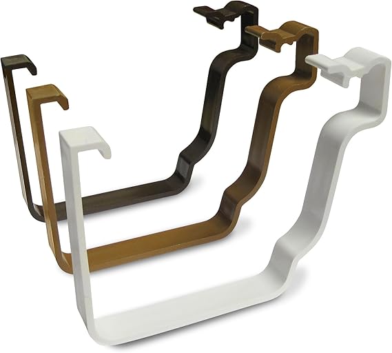 10 x Caramel K2 Ogee Gutter Clip C8067GO Choice of Colours Available