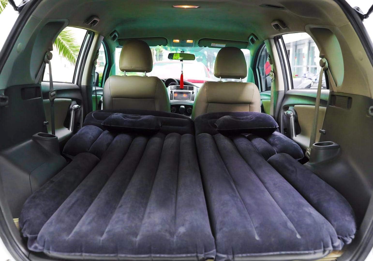 Onirii Inflatable Car Air Mattress with Back Seat Pump Portable Travel,Camping,Vacation,Flitaing Bed,Floating Bed,Sleeping Blow-Up Bed Pad fits SUV,Truck,Minivan/Compact Twin Size