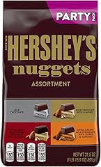HERSHEY'S NUGGETS Assorted Chocolate, Valentine's Day Candy Party Pack, 31.5 oz
