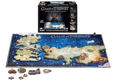 4D Cityscape Game Of Thrones 4D Puzzle Von Westeros & Essos