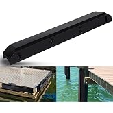 Boat Dock Bumpers for Edge/Piling,Dock Bumpers for Post/Pylon/Straight Edge | Dock Fenders Bumpers Guards for Horizontal Deck,Vertical Poles,Marine-Grade Pads with Stainless Steel Screws
