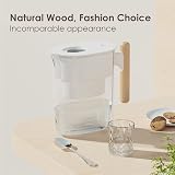 Waterdrop Chubby Water Filter Jug 3.5L 4 Filters NSF 42/372 BPA Free White view 2
