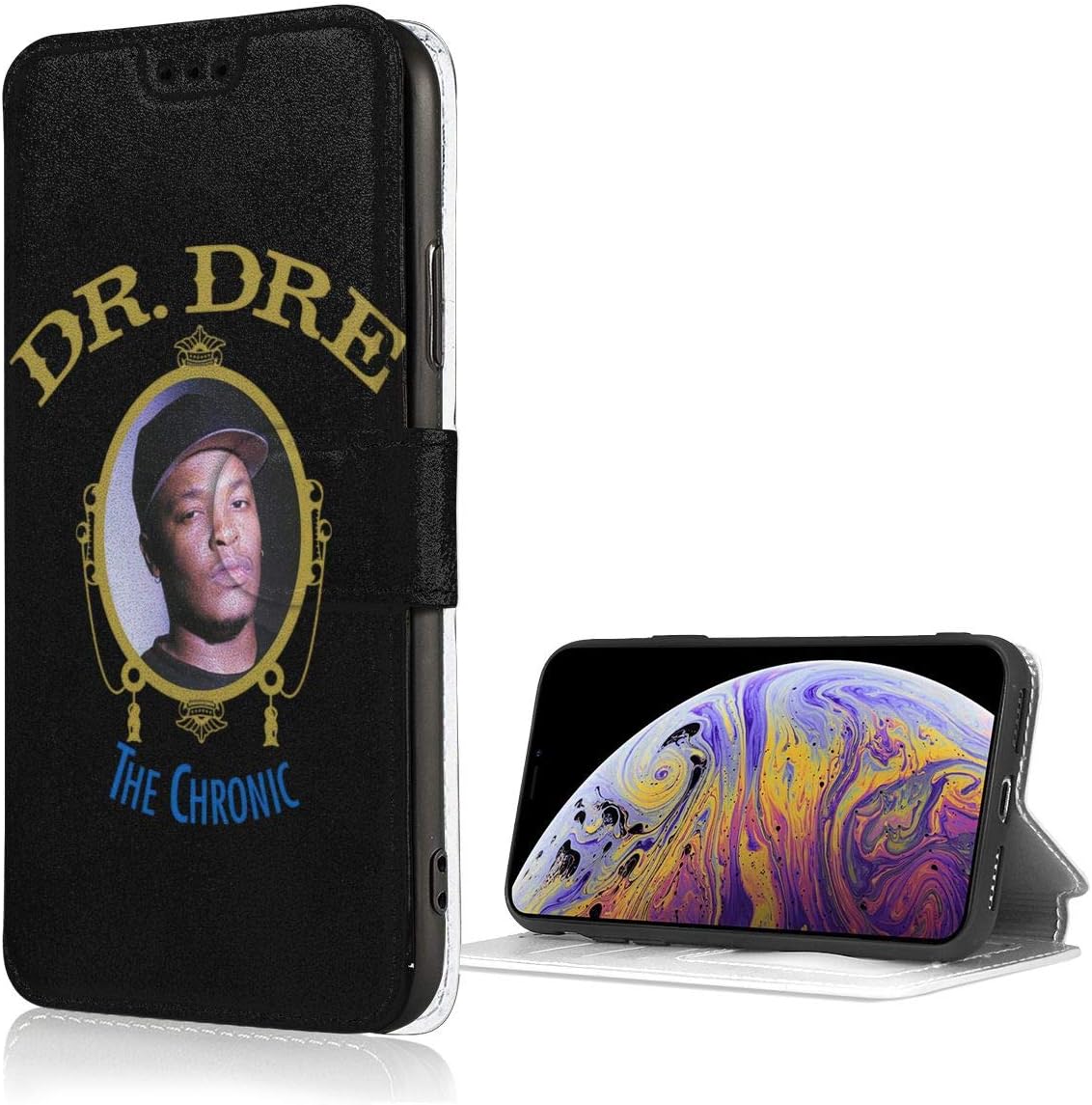 Dr DRE Chronic iPhone 7/8 2017 Wallet Case,PU Leather iPhone 7/8 Cases with Credit Card Holder Slot Magnetic Closure Shockproof Protective Flip 4.7 Inch