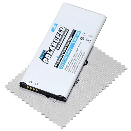 Ersatz Akku für Samsung Galaxy Note Edge (N915F) Batterie inkl. NFC-Antenne (entspricht Originalakku EB-BN915BBC) Polarcell m