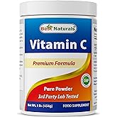 Best Naturals 100% Pure Vitamin C Powder 1 lb (454 Grams) Powder (Also Called Ascorbic Acid)