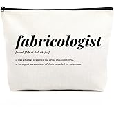 fkovcdy Sewing Accessories for Women Fabricologist Definition Makeup Bag Sewing Gifts for Sewing Lovers Quilting Gifts for Women, Mom, Aunt, Sister, Grandma