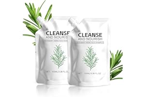 2PCS Rosemary Amino Acid Shampoo,Rosemary Shampoos,Hair Growth Shampoo for Thinning Hair Women and Men Hair Loss, Controls Oi