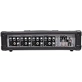 Rockville RPM45 1800w Powered 4-Channel Mixer Amplifier, USB, EQ, Effects, Phantom Power, Durable Wooden Enclosure, Compact Design, for Musicians and Small Venues