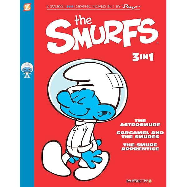 英語絵本　the Smurfs 3 in 1 Amazon.com: The Smurfs 3-in-1 #3: The Smurf Apprentice, The