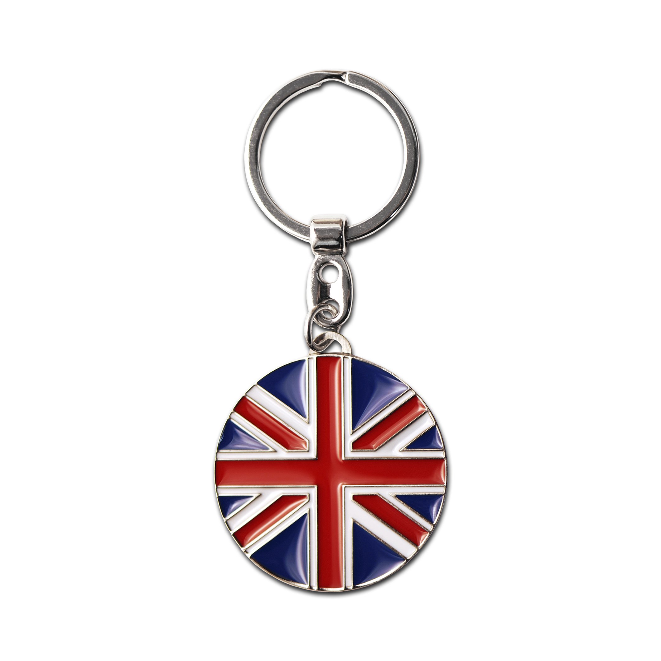 Logoshirt® UK I Flag I Union Jack I Key-Ring I Metal I Original Licensed Design