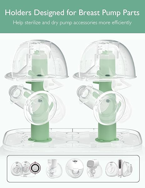 MOMCOZY 3 LAYERS LARGE BOTTLE STERILIZER AND DRYER, FAST STERILIZE AND DRY, UNIVERSAL BOTTLE STERILIZER FOR ALL BOTTLES & BREAST PUMP ACCESSORIES, TOUCH SCREEN & AUTO-OFF BOTTLE SANITIZER