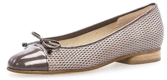 Gabor Damenschuhe 65.102.09 Damen Ballerina mit Verbreiterter Auftrittfläche