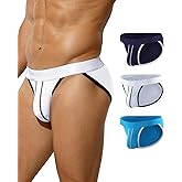 Arjen Kroos Mens Briefs Breathable Sexy Mesh Briefs Underwear Low Rise Underpants Wicking-Moisture Underwear 3 Pack