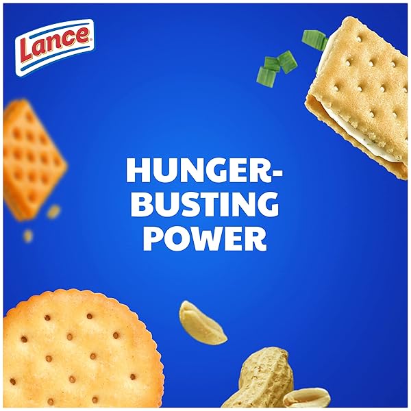 LANCE SANDWICH CRACKERS, VARIETY PACK, 3 FLAVORS, 10 INDIVIDUALLY WRAPPED PACKS, 6 SANDWICHES EACH