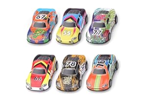 ZOHANINDL 4.2 inch Pull Back Cars Toys Set, Push and Go Pull Back Cars Matchbox 1:28 Race Car 3 Pack Suitable for Toddlers 3 4 5 6 7 Year Old Kids Toys