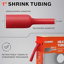 Dowire Heat Shrink Tubing 1" - Adhesive Lined - 3:1