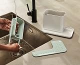 Joseph Joseph Caddy Kitchen Sink Organiser with Sponge Holder Stone Sage view 4