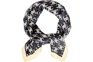 EXTREE Fashion Silky Satin Headscarf for Women Girls: Exquisite Pattern Lightweight Silk Graceful Scarfs 27.5 x 27.5 inches