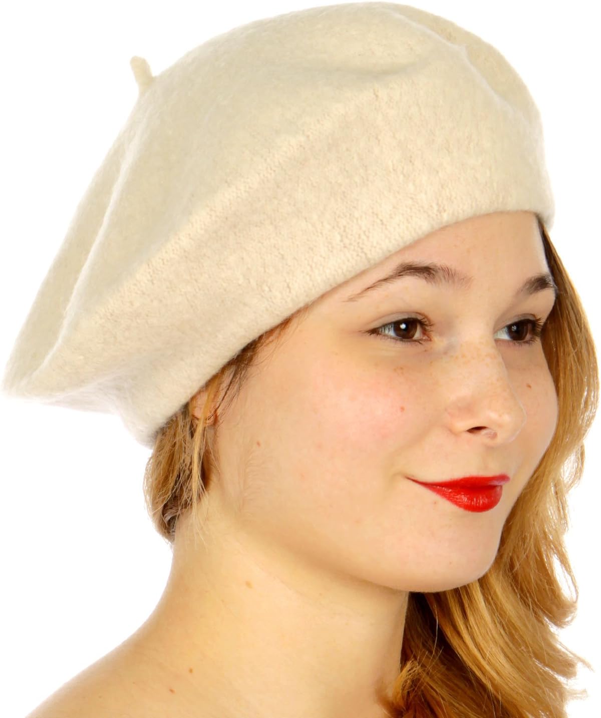 French Beret, Lightweight Casual Classic Solid Color Wool Beret