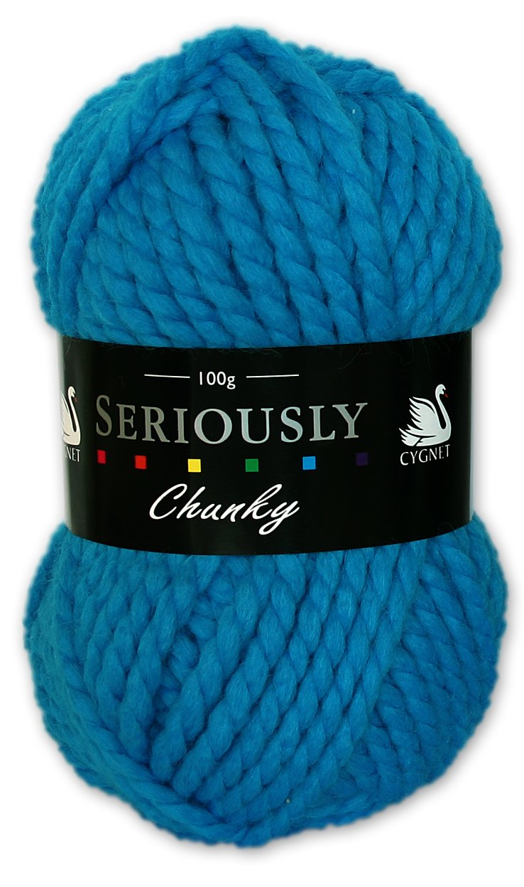 C700/552 Turquoise 100 Acrylic Seriously Chunky Super Chunky