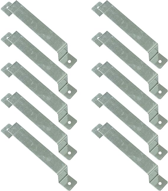 10 x Fence Brackets, Post clamps, Security Brackets, Anti Rattle Fence