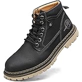 Shaire Men's Leather Chukka Boots | Lace-Up Ankle Boots for Men | Casual Comfort Boots