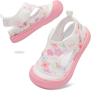 JOINFREE Baby Water Shoes Toddler Boys Girls Wide Sandals Barefoot Swim Shoes Quick-Dry Breathable Summer Outdoor Sports Shoe